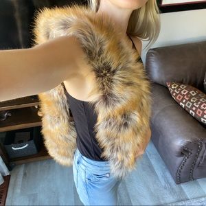 Faux Fur Costume Shawl